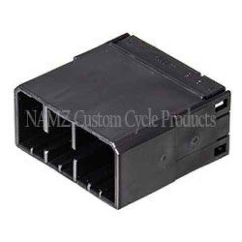 NAMZ AMP Multilock 12-Position Male Wire Cap Housing (HD 73112-96BK) thumbnail 2