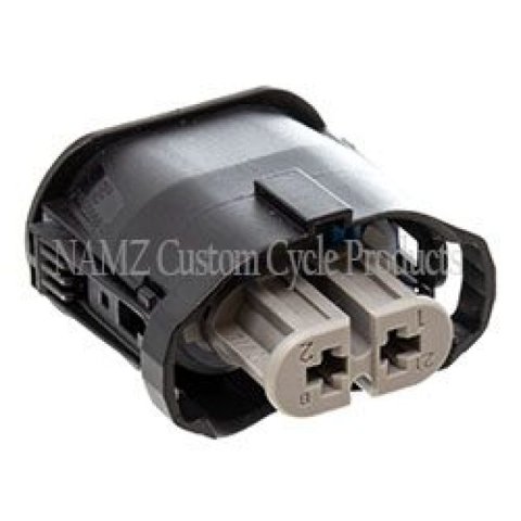 NAMZ V-Twin VROD Models OEM Headlight Connector (Gray) w/Wire Seals & Terminals (HD 72450-01) thumbnail 1