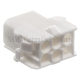 NAMZ AMP Mate-N-Lock 6-Position Male Wire Cap Connector w/Wire Seal thumbnail 1