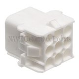 NAMZ AMP Mate-N-Lock 9-Position Male Wire Cap Connector w/Wire Seal thumbnail 1