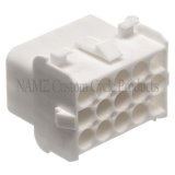 NAMZ AMP Mate-N-Lock 15-Position Male Wire Cap Connector w/Wire Seal thumbnail 2