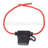 NAMZ Sealed ATO Fuse Holder 14g Wire (Fits ATO Fuses Up to 40 AMP) thumbnail 1