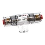 NAMZ AMP Power 4/8g In Line AGU Fuse Holder Nickel-Plated (Single) thumbnail 1