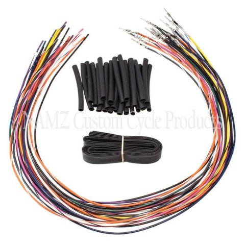 NAMZ 07-13 Baggers (Excl TBW) Handlebar Switch Wire Extensions 24in. (Cut & Solder/Max 20in. Apes) thumbnail 1