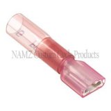 NAMZ Heat Sealable .25in. Female Quick Disconnect Terminals 22-18g (25 Pack) thumbnail 2