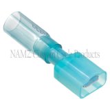 NAMZ Heat Sealable .25in. Male Quick Disconnect Terminals 16-14g (25 Pack) thumbnail 2