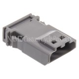 NAMZ JAE MX-1900 4-Position Male Gray Pin Housing (HD 69201180) thumbnail 1