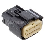NAMZ 07-23 Touring/LiveWire Models Molex MX-150 12-Position Female Connector - Black (HD 72487-07BK) thumbnail 1