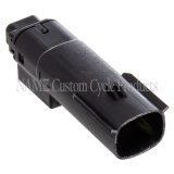 NAMZ 14-23 FL Models Right Side Handlebar Control Molex MX-150 2-Pos Male Connector (HD 69200272) thumbnail 1