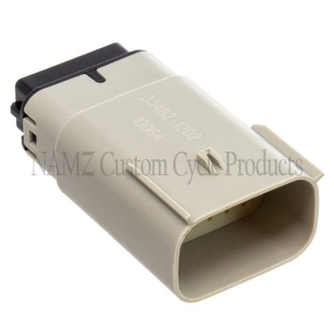 NAMZ 07-23 V-Twin Glide Right Handlebar Control Molex MX-150 12-Position Male Connector - Black thumbnail 1