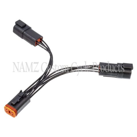 NAMZ 94-11 V-Twin Touring & Trike Models Plug-N-Play Power Port Y-Adapter thumbnail 1