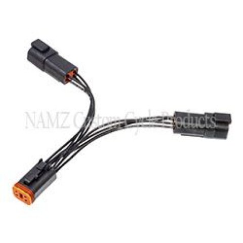 NAMZ 94-11 V-Twin Touring & Trike Models Plug-N-Play Power Port Y-Adapter thumbnail 2