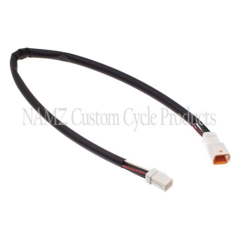 NAMZ 16-23 V-Twin Dyna/Softail Throttle-By-Wire Handlebar Wire Extension Harness 4in. thumbnail 1