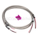 NAMZ Turn Signal Harness 36in. (SS Braided & Clear Coated - For Switch Housing Mounted Signals) thumbnail 2