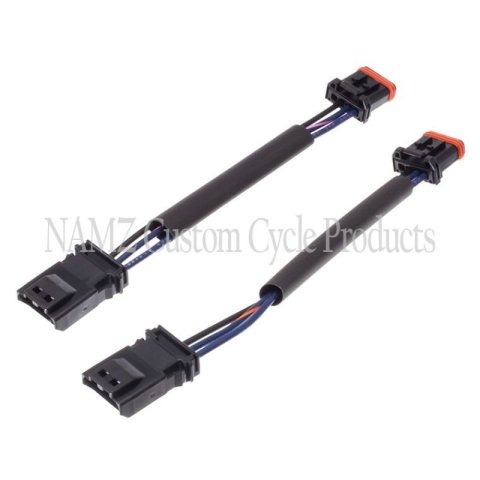 NAMZ 16-23 V-Twin Softail (Except FLSTC/FLSTN) Plug-N-Play Front Turn Signal Extension 4in. thumbnail 1