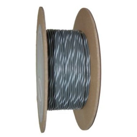 NAMZ OEM Color Primary Wire 100ft. Spool 20g - Gray/White Stripe thumbnail 2