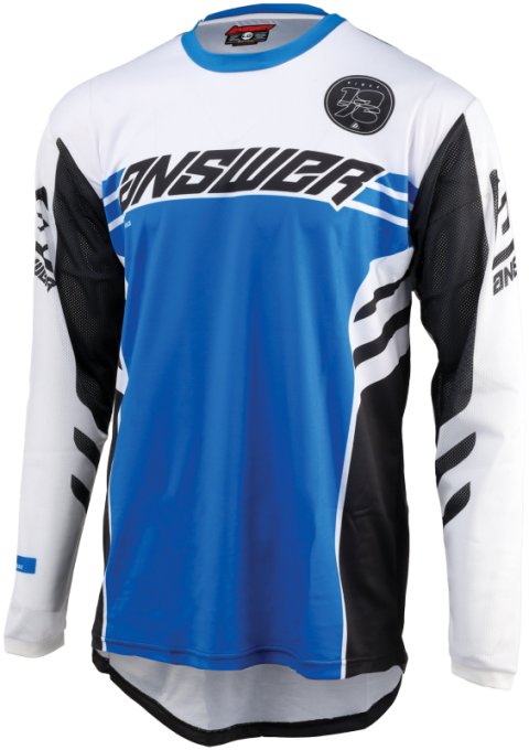 Answer 25 Arkon Nitrus Jersey Blue/Black/White Youth - Large thumbnail 1