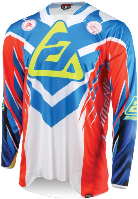 Answer Elite Xotic Jersey Red/White/Blue - Large thumbnail 1