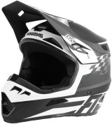 Answer AR1 Sweep Helmet Black/White Youth - Medium thumbnail 1