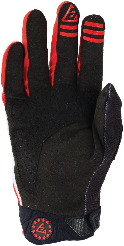 Answer Peak Flo Gloves Black/Red/White - Large thumbnail 2