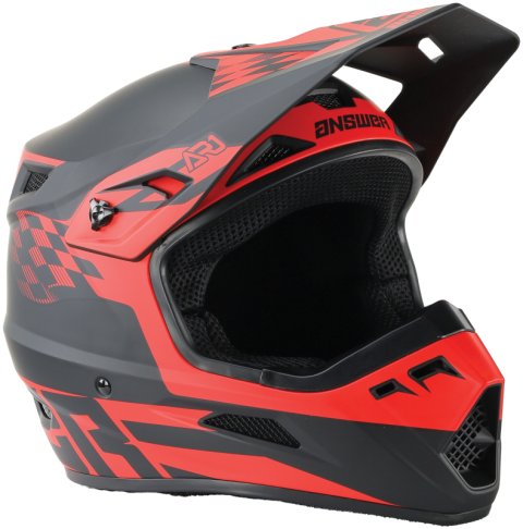 Answer AR1 Sweep Helmet Black/Red Youth - Small thumbnail 2