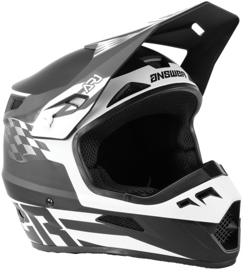 Answer AR1 Sweep Helmet Black/White - 2XL thumbnail 2