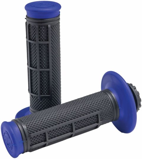 ProTaper Pro Series Clamp On 1/2 Waffle Blue/Black thumbnail 2
