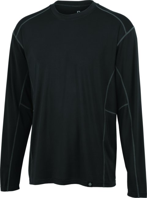 FIRSTGEAR Base Layer Shirt Lightweight Long-Sleeve Dark Grey - 3XL thumbnail 2