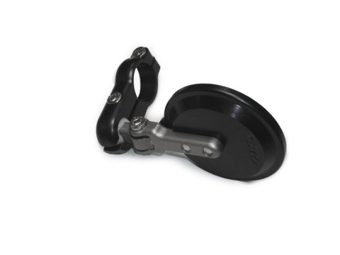 CRG Blindsight Folding 2 in. Round Bar-End Mirror - Black thumbnail 1