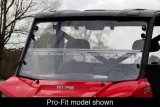 Seizmik 10-14 Polaris 400-570 Ranger Mid-Size - 1.75 in. Versa-Fold Windshield - UV Resistant Poly thumbnail 2