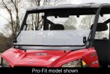 Seizmik 10-14 Polaris 400-570 Ranger Mid-Size - 1.75 in. Versa-Fold Windshield - UV Resistant Poly thumbnail 4