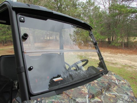 Seizmik 15-23 Polaris Ranger 500/ 570/ EV Mid-Size Windshield Versa-Fold Non-Coat