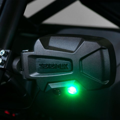 Seizmik 24+ Pol/Cam/Hon/Kaw Pursuit Night Vision LED Sideview Mirror-Adj. 1.75-2 in. ROP Clamp Pair thumbnail 2