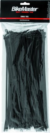 BikeMaster 11in Cable Ties (Pack of 100) - Black thumbnail 1
