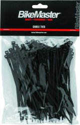 BikeMaster 5.5in Cable Ties (Pack of 100) - Black thumbnail 3