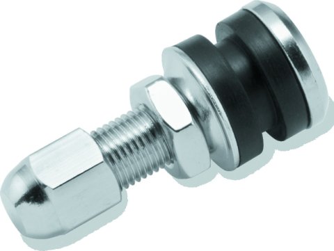 BikeMaster Valve Stem Chrome Tubeless thumbnail 1