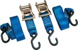 BikeMaster 2x84in Ratchet Tiedown Pair - Blue thumbnail 3