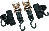 BikeMaster 2x84in Ratchet Tiedown Pair - Black thumbnail 1