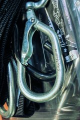 BikeMaster Tiedown 1-1/2in Swivel Softhook - Black thumbnail 5