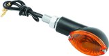 BikeMaster Ministalk Marker Light Oval - Black/Amber thumbnail 1