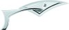 BikeMaster Sickle Mirrors w/10mm/Yam 10mm/HD Adapters - Pair - Aluminum/Chrome thumbnail 4