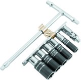 BikeMaster 1/4in Drive T-Handle Wrench Set - Metric 6-pt Sockets (8mm/10mm/12mm/13mm/14mm) thumbnail 3
