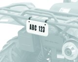 Quadboss ATV License Plate Kit - White thumbnail 3