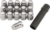 QuadBoss Spline Lug Nuts M12x1.50 75mm Chrome thumbnail 1