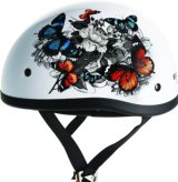 Skid Lids White Rose Original Helmet - XL thumbnail 2