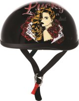 Skid Lids Lucky Lady Original Helmet - Medium thumbnail 3