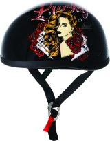Skid Lids Lucky Lady Original Helmet - Small thumbnail 4