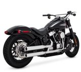 Vance & Hines HD Softail 18-22 Eliminator S/OS Chrome Slip-On Exhaust thumbnail 2