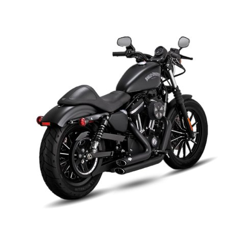 Vance & Hines HD 18-22 Fatboy/Blackout Shortshots Staggered PCX Full System Exhaust thumbnail 2