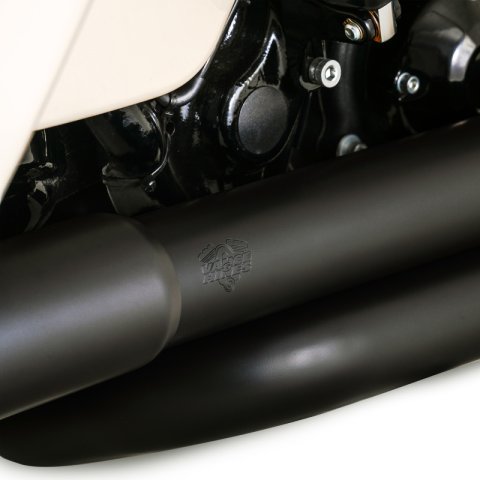 Vance & Hines HD Dresser Duals 17-22 Header/Heat Shield Black PCX Header Exhaust thumbnail 2